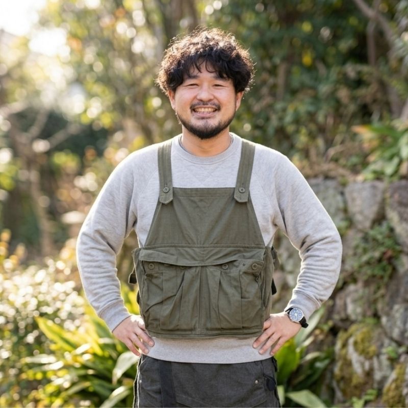 香芝市の植木屋「西岡ガーデン」代表の人物写真