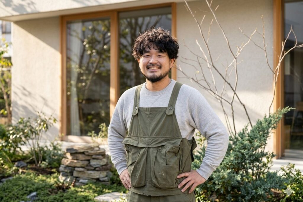 西岡ガーデン代表の笑顔の写真